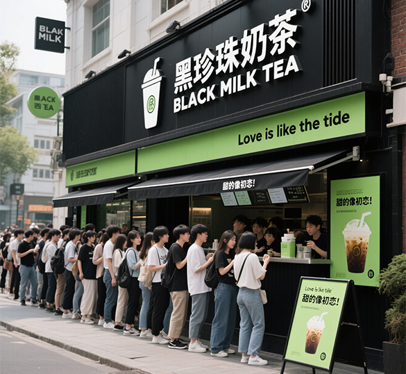 厦门奶茶店设计|厦门茶饮连锁店设计|打造网红级饮品空间