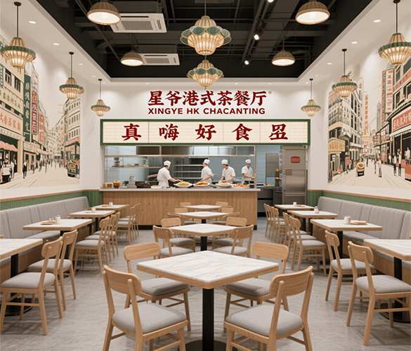厦门茶餐厅设计-广式茶餐厅设计-厦门港式茶餐厅设计 厦门粤式茶餐厅设计装修