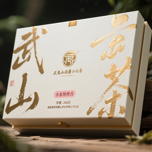 厦门白茶包装设计-白茶礼盒设计-福建白茶设计 福鼎白茶包装礼盒设计