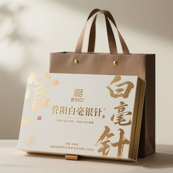 厦门白茶包装设计-白茶礼盒设计-福建白茶设计 福鼎白茶包装礼盒设计