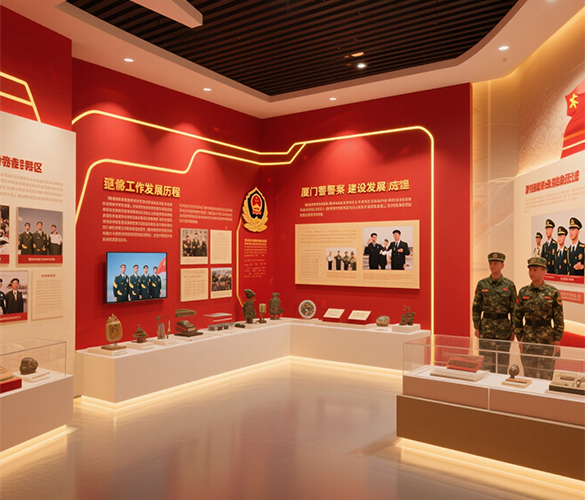 厦门党建墙设计 厦门党建文化墙设计 厦门企业党支部空间设计 厦门红色文化墙设计