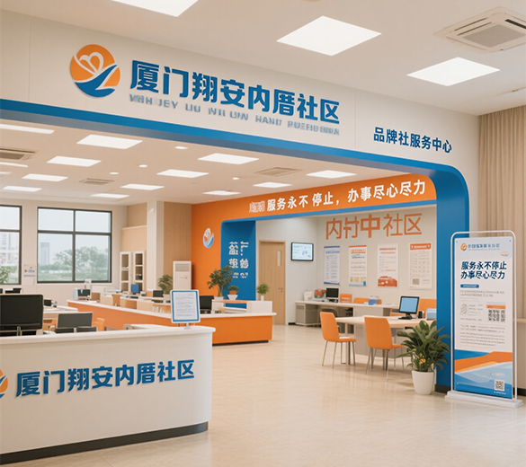 厦门社区服务中心设计_社区服务中心广告设计 厦门社区服务中心宣传设计制作 厦门社区服务中心策划设计制作