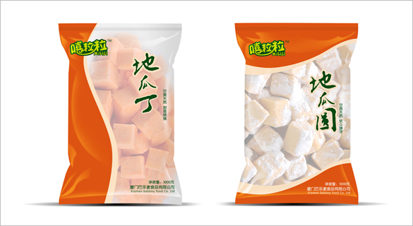 厦门嘻粒粒食品包装设计-嘻粒粒品牌VI设计-厦门众智品牌设计公司